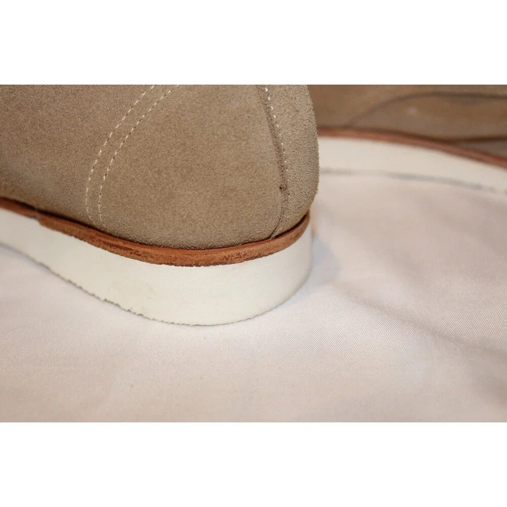 NISOLO MEN'S‎ TRAVEL DERBY SUEDE LIGHTWEIGHT DRESS SHOES STONE NIB